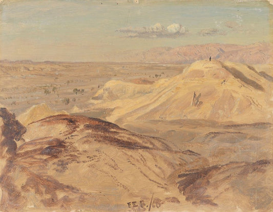 Landscape near Petra - by Frederic Edwin Church