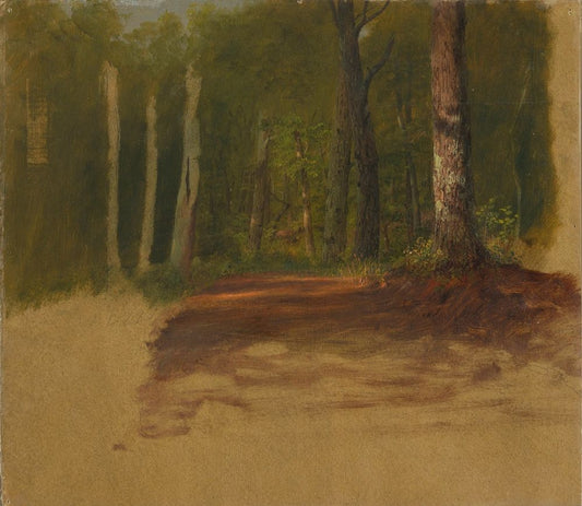 A Road into the Woods - by Frederic Edwin Church