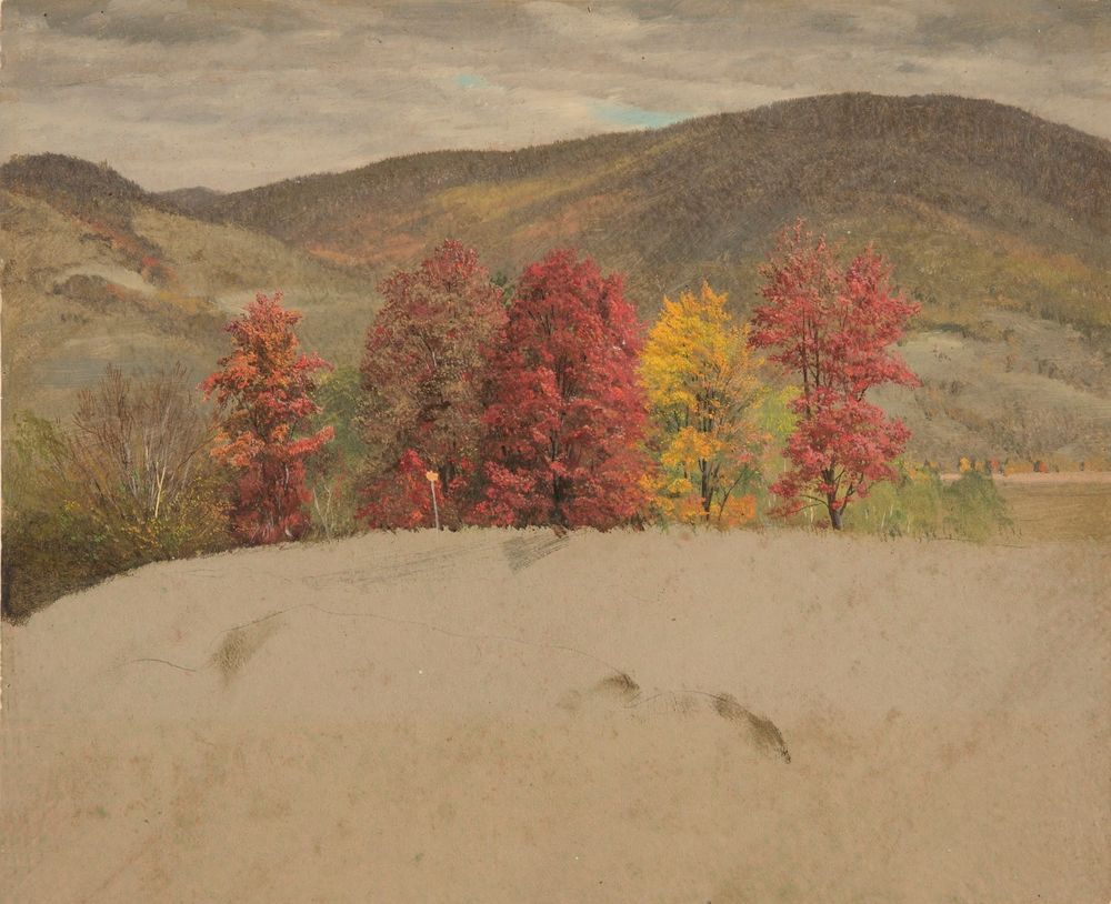 Autumn Landscape in New England - by Frederic Edwin Church