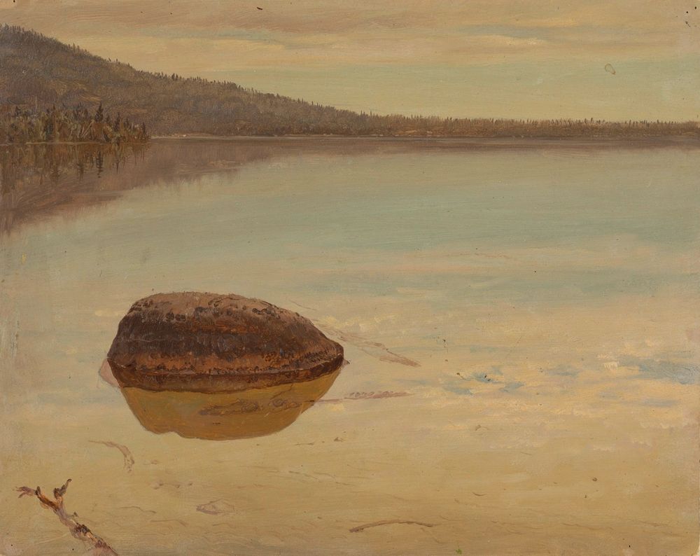 Lake Katahdin ? - by Frederic Edwin Church