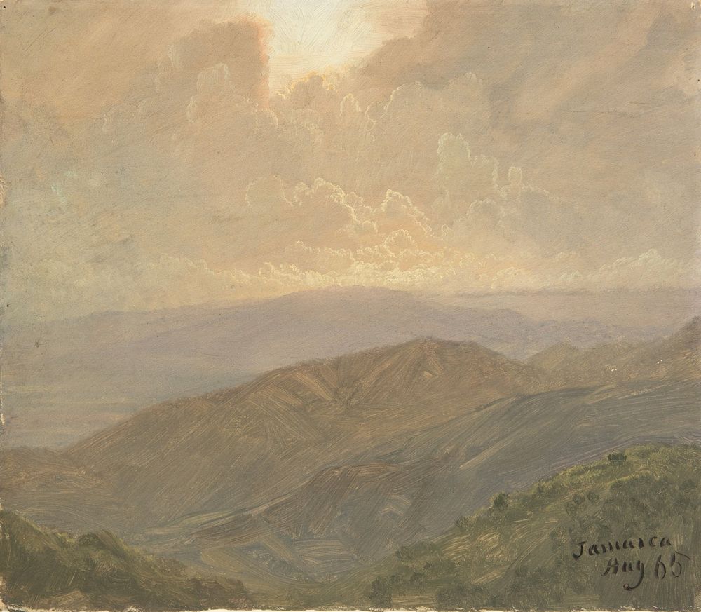 Cloudy Skies, Jamaica - by Frederic Edwin Church