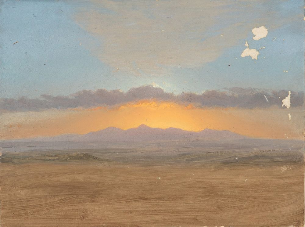 Sunset - by Frederic Edwin Church