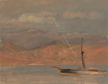 Italian Coast, off Straits of Messina - by Frederic Edwin Church