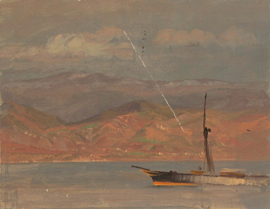 Italian Coast, off Straits of Messina - by Frederic Edwin Church