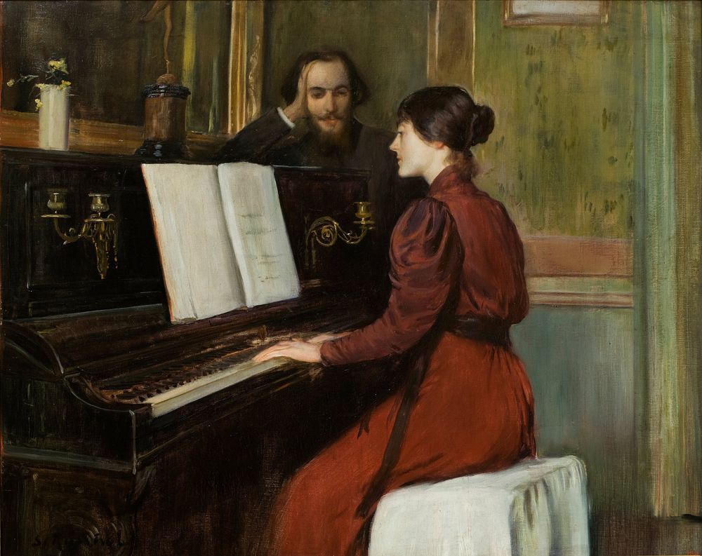 A Romance - by Santiago Rusiñol