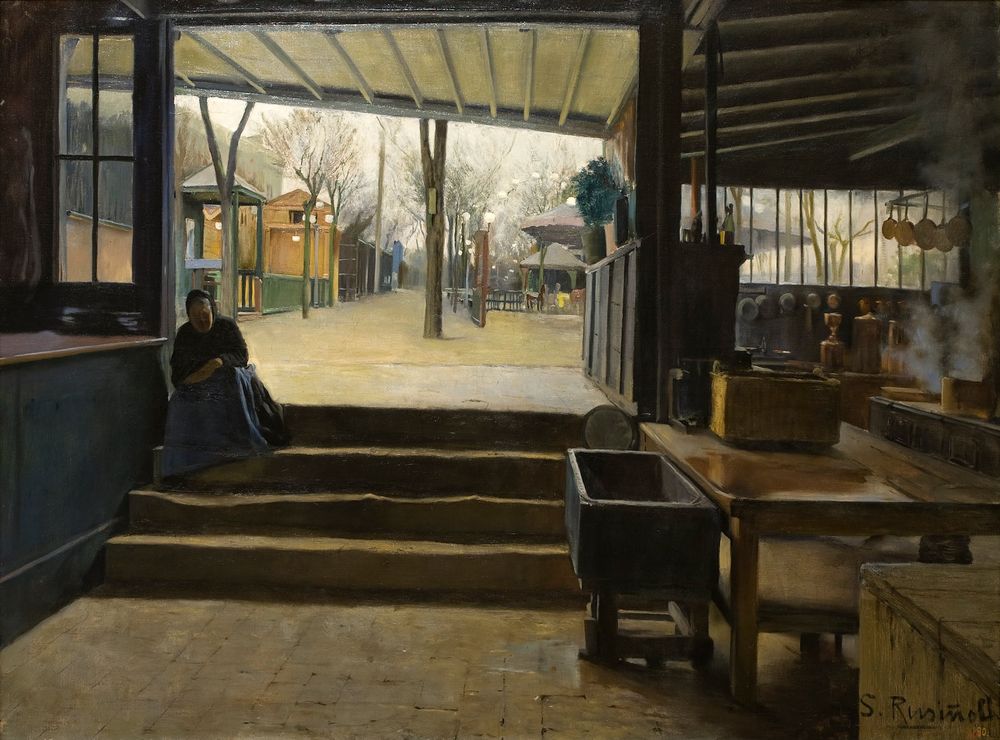 Laboratory of La Galette - by Santiago Rusiñol