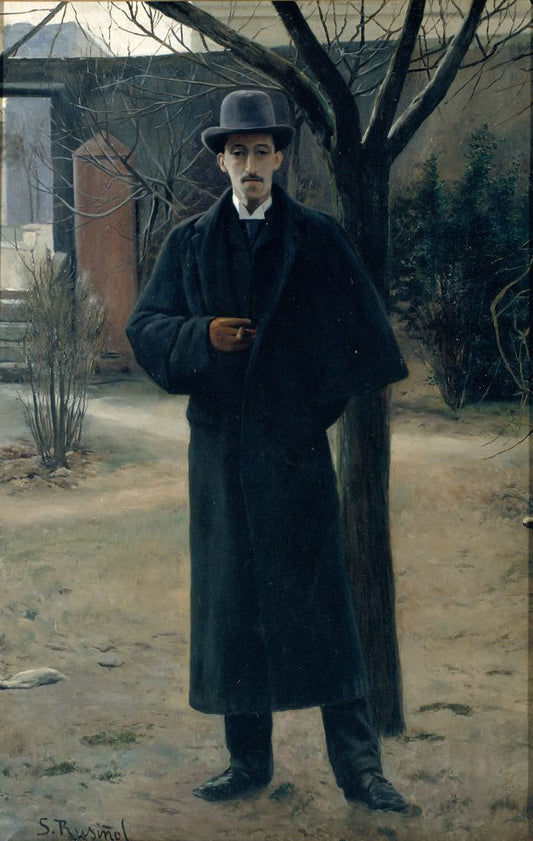 Portrait of Miquel Utrillo - by Santiago Rusiñol