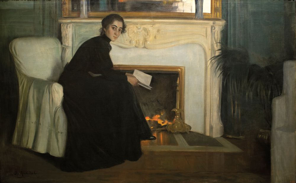 Romantic Novel - by Santiago Rusiñol