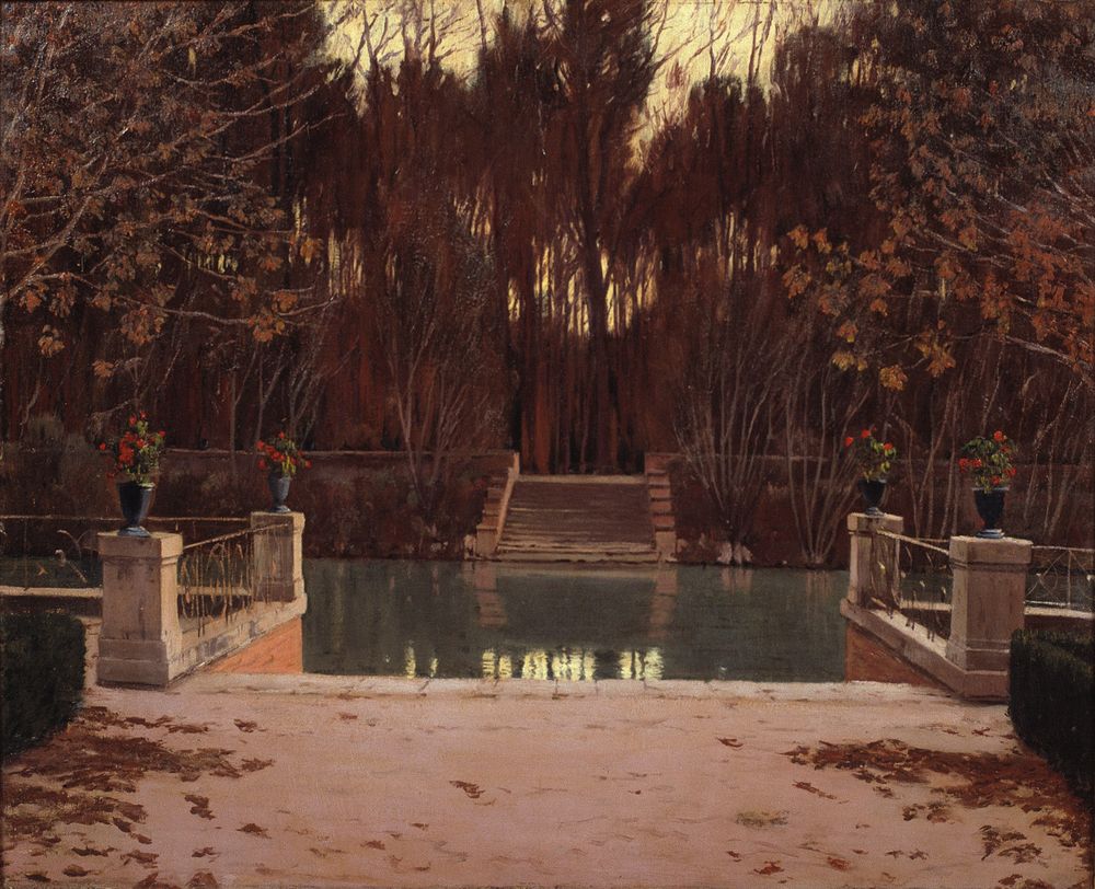 The Landing Stage - by Santiago Rusiñol