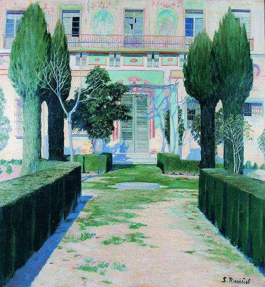 Abandoned palace - by Santiago Rusiñol