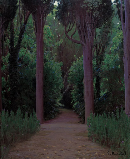 Path in a Park - by Santiago Rusiñol