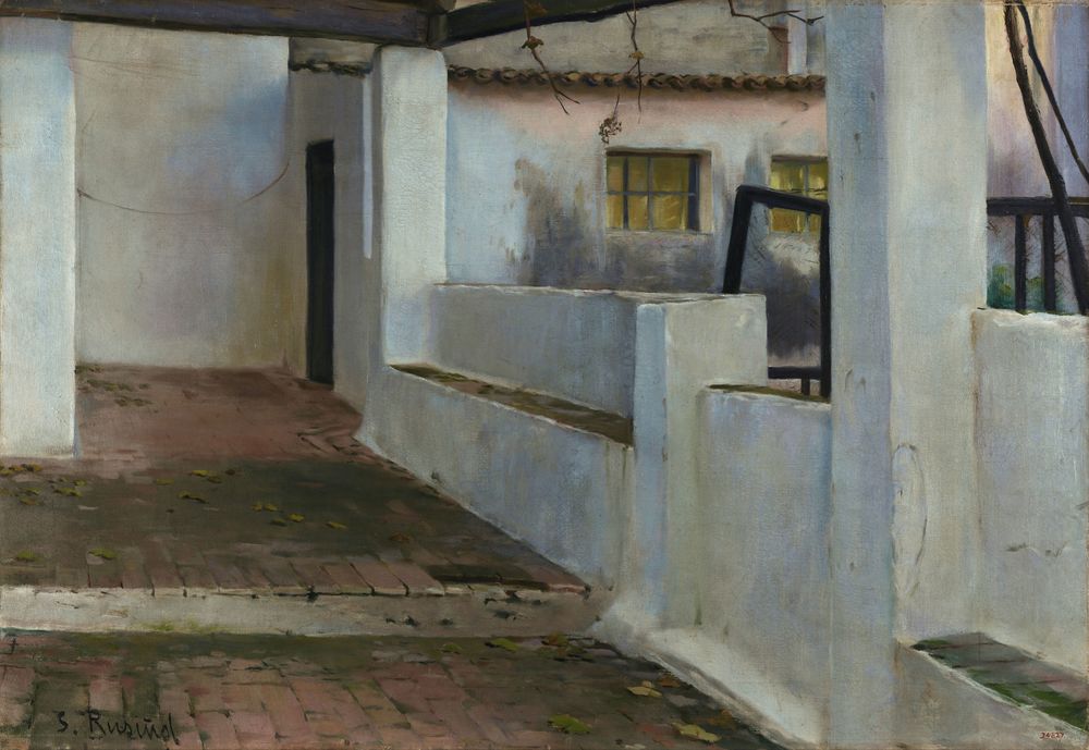 White gallery - by Santiago Rusiñol