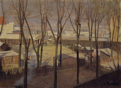 La Butte - by Santiago Rusiñol