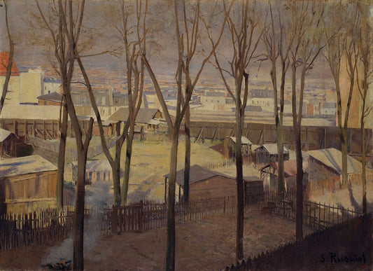 La Butte - by Santiago Rusiñol