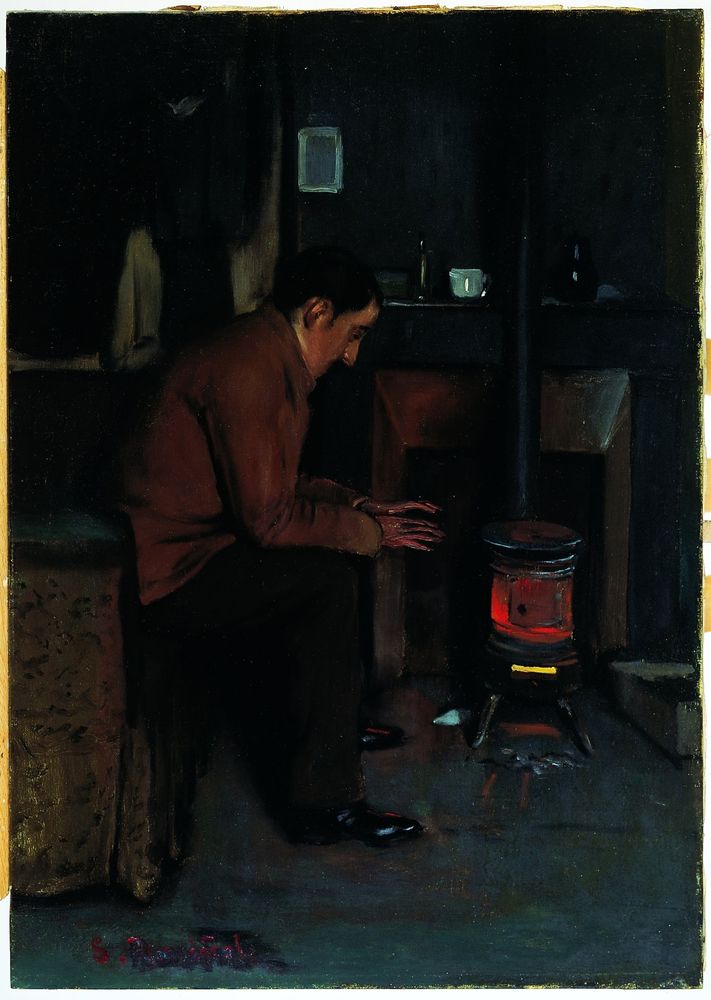 Bohemian (Miquel Utrillo) - by Santiago Rusiñol