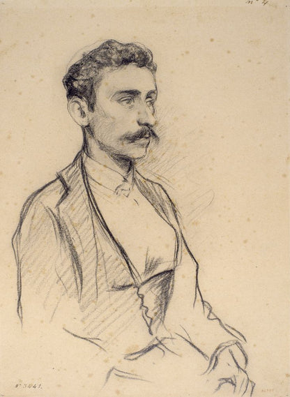 Portrait of Salvador Robert - by Santiago Rusiñol