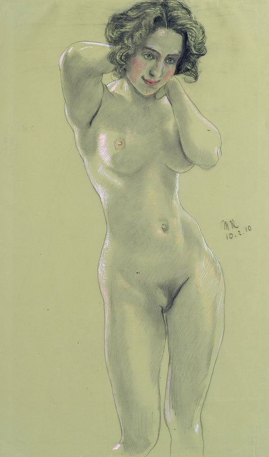 Female Nude - by Max Klinger