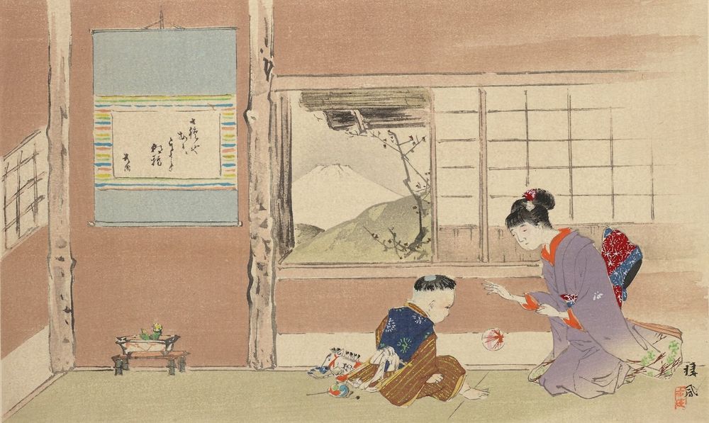 Seihō jūni Fuji - by Takeuchi Seihō