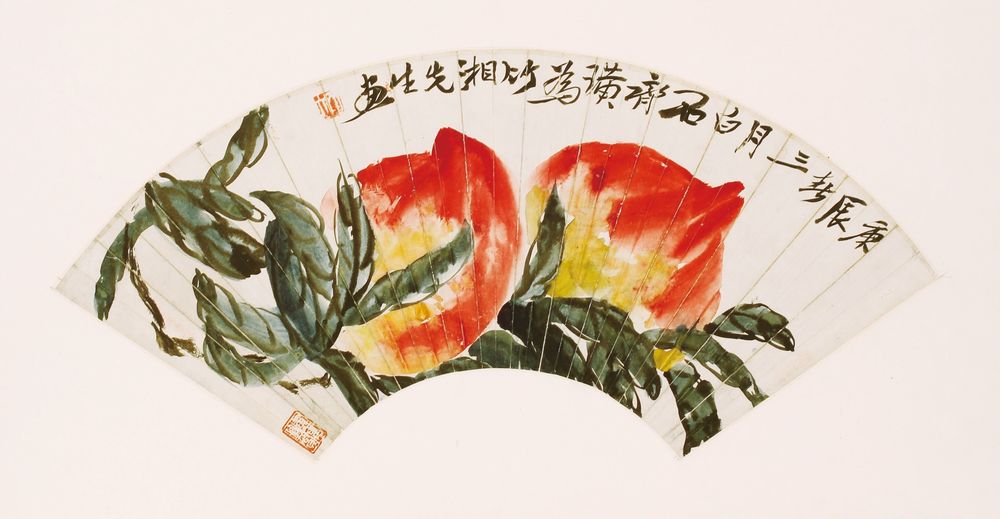 Peaches (仙桃) - by Qi Baishi