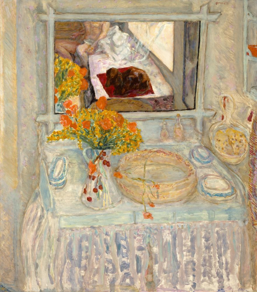 Dressing Table and Mirror - by Pierre Bonnard