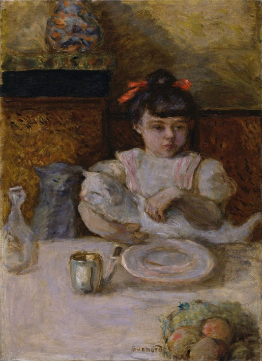 Child and Cats - by Pierre Bonnard