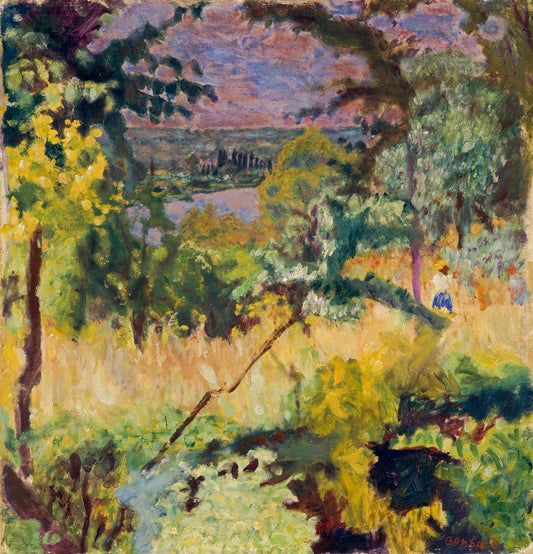 View of the River, Vernon - by Pierre Bonnard