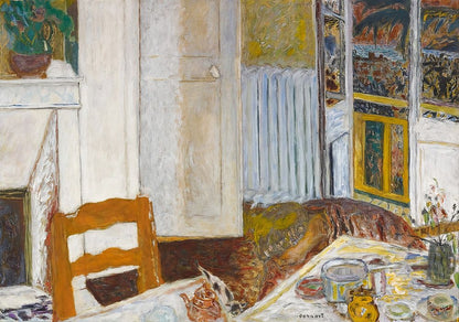 Intérieur blanc - by Pierre Bonnard