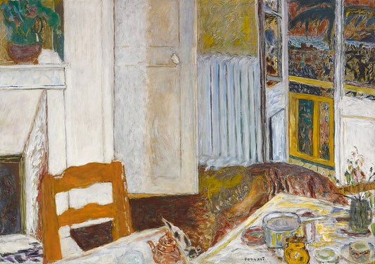 Intérieur blanc - by Pierre Bonnard