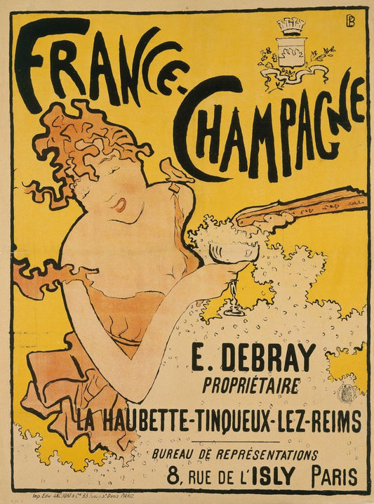 Poster for France-Champagne - by Pierre Bonnard