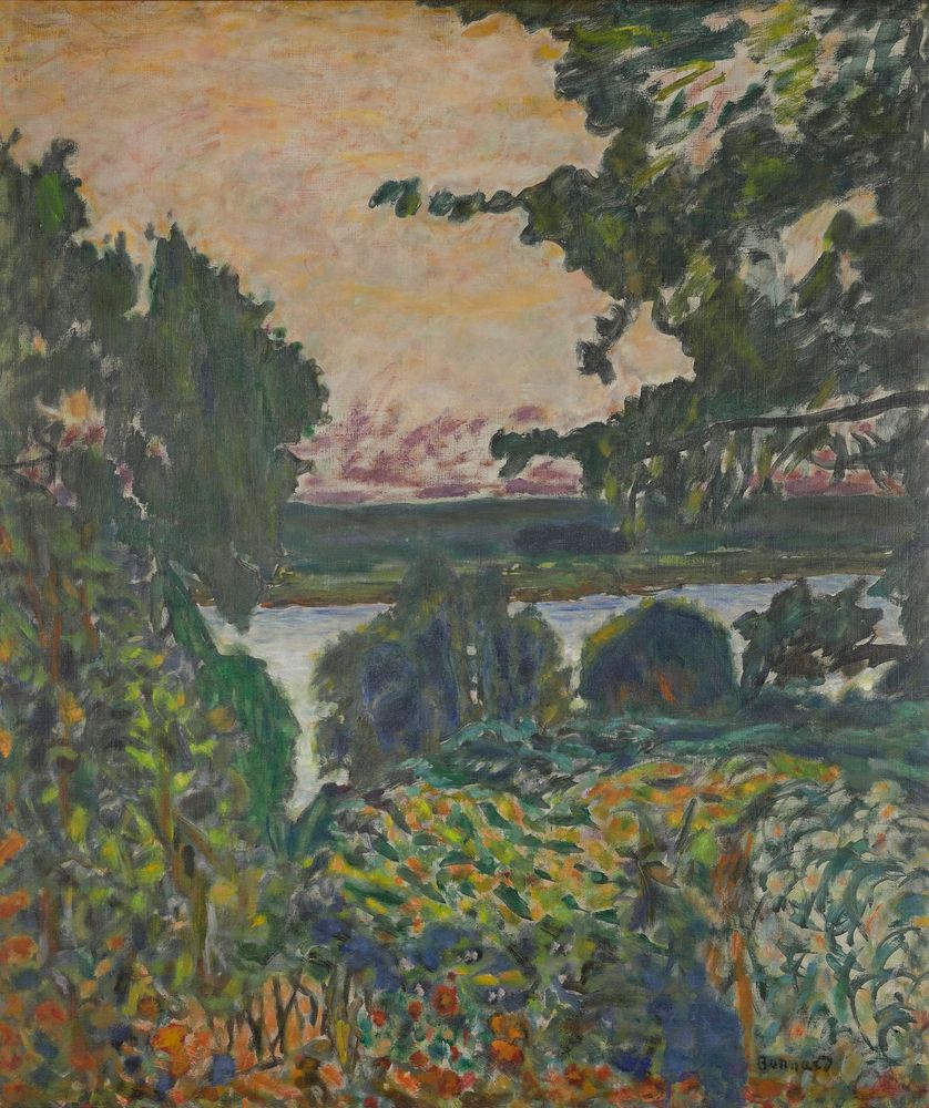 The Seine at Vernon - by Pierre Bonnard