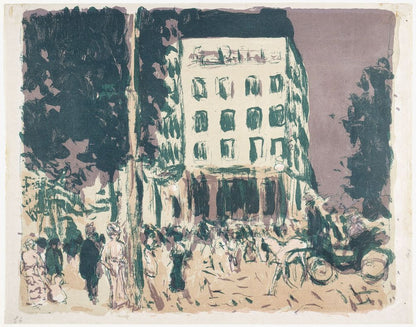 The Boulevards - by Pierre Bonnard