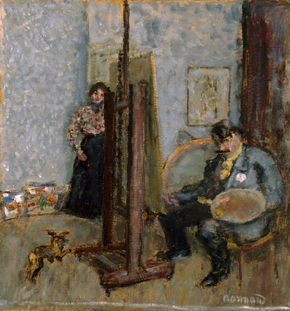 The Painter's Studio - by Pierre Bonnard