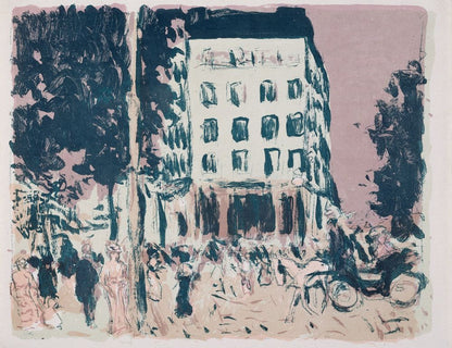 Le Boulevard (The Boulevard) - by Pierre Bonnard