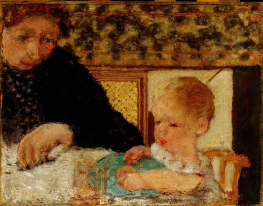 Grandmother with a Child - by Pierre Bonnard