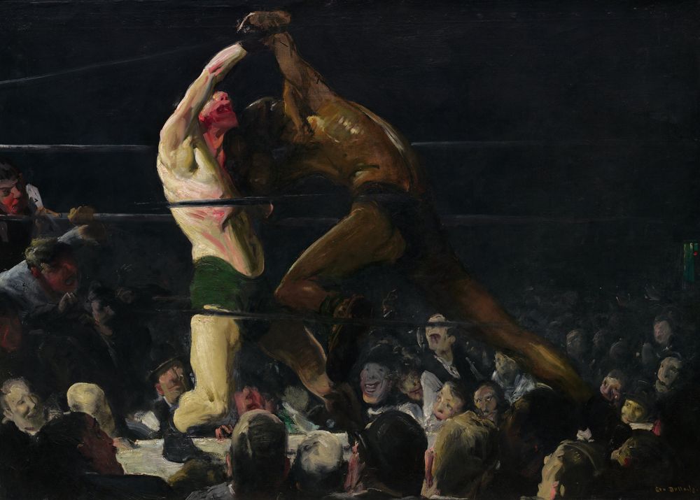 Both Members of This Club - by George Bellows