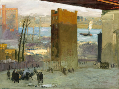 The Lone Tenement - by George Bellows