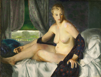 Nude with Fan - by George Bellows