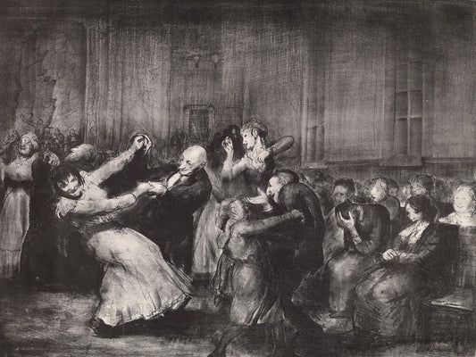 Dance in a Madhouse - by George Bellows