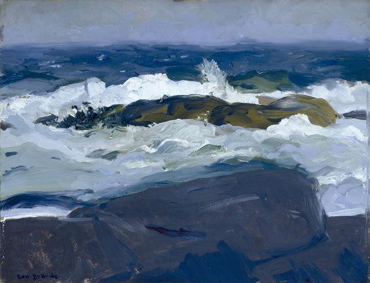 Rock Reef, Maine - by George Bellows