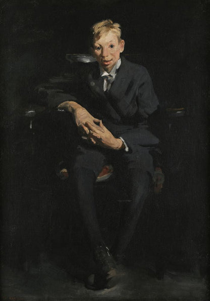 Frankie, The Organ Boy - by George Bellows