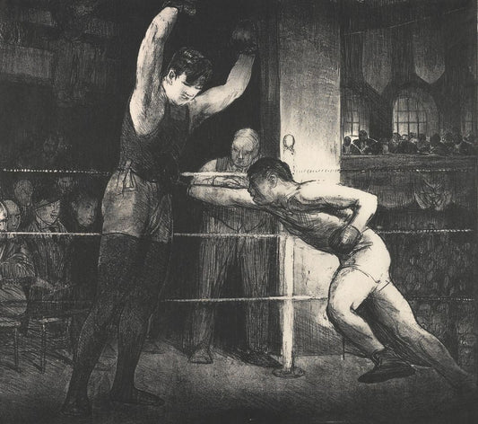 Training Quarters - by George Bellows