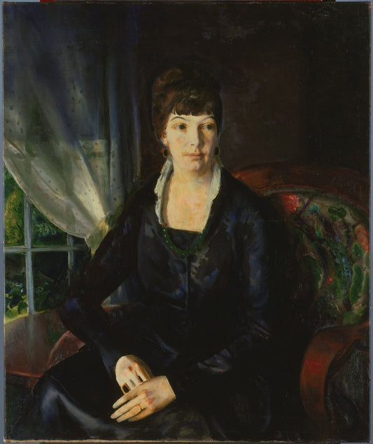 Emma at the Window - by George Bellows