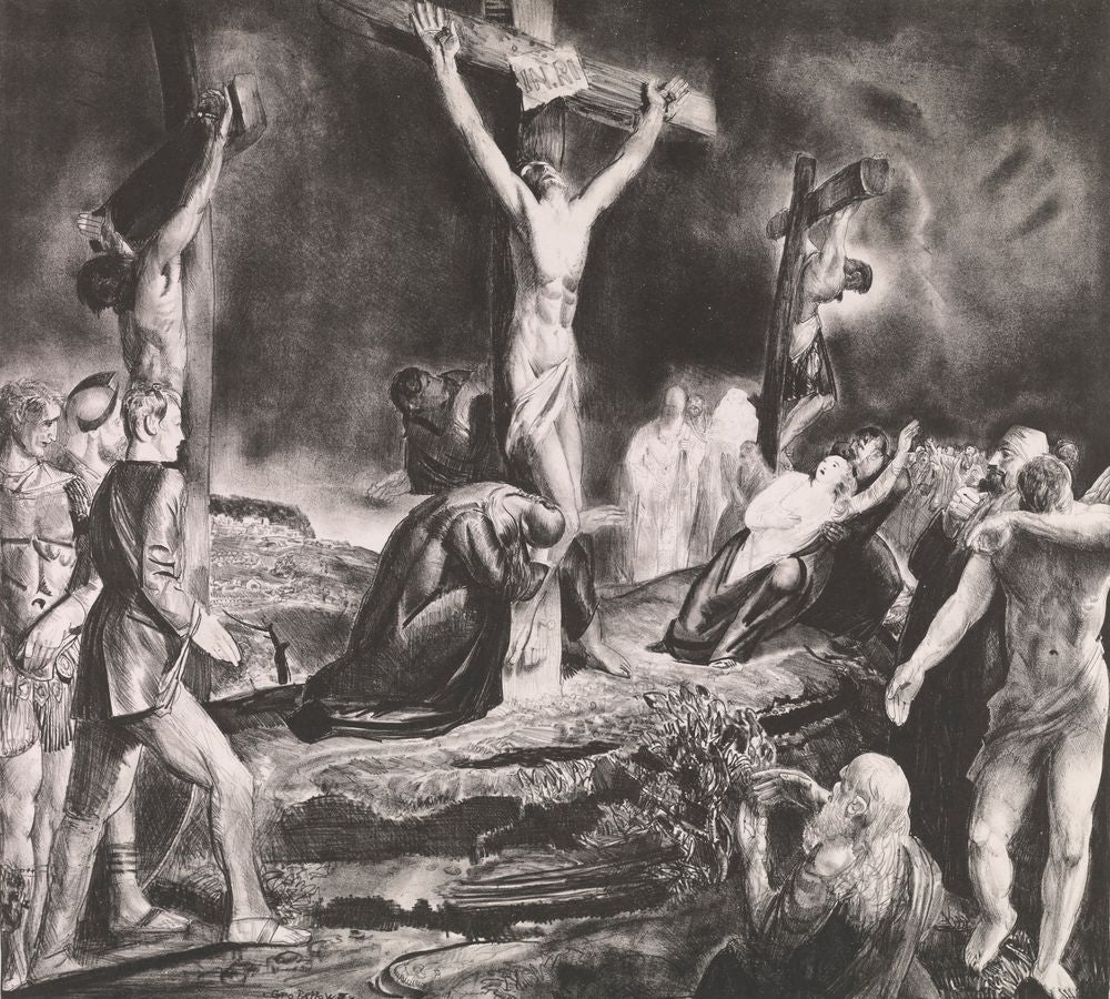 Crucifixion of Christ - by George Bellows