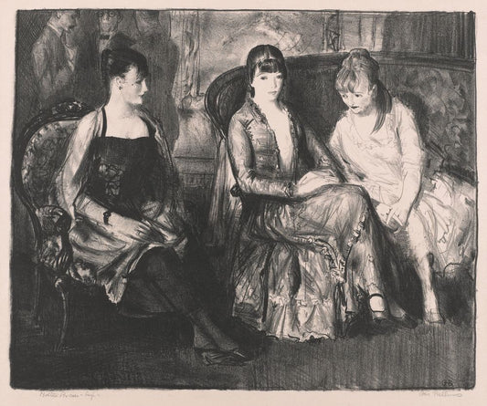 Elsie, Emma and Marjorie, No. 12 - by George Bellows