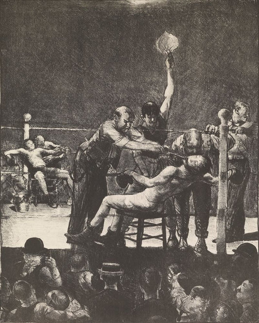 Between Rounds No. 1 - by George Bellows