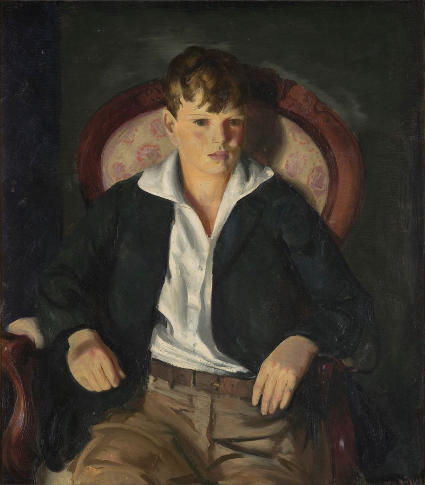 Portrait of a Boy - by George Bellows