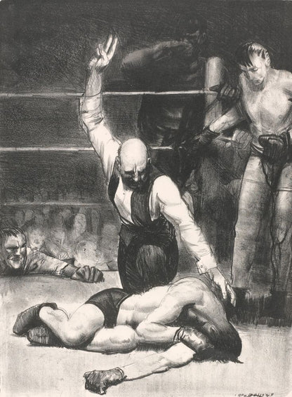 Counted Out, Second Stone - by George Bellows