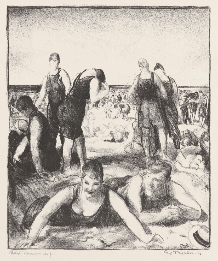 Bathing Beach - by George Bellows