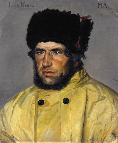 Chief lifeboatman Lars Kruse - by Michael Ancher