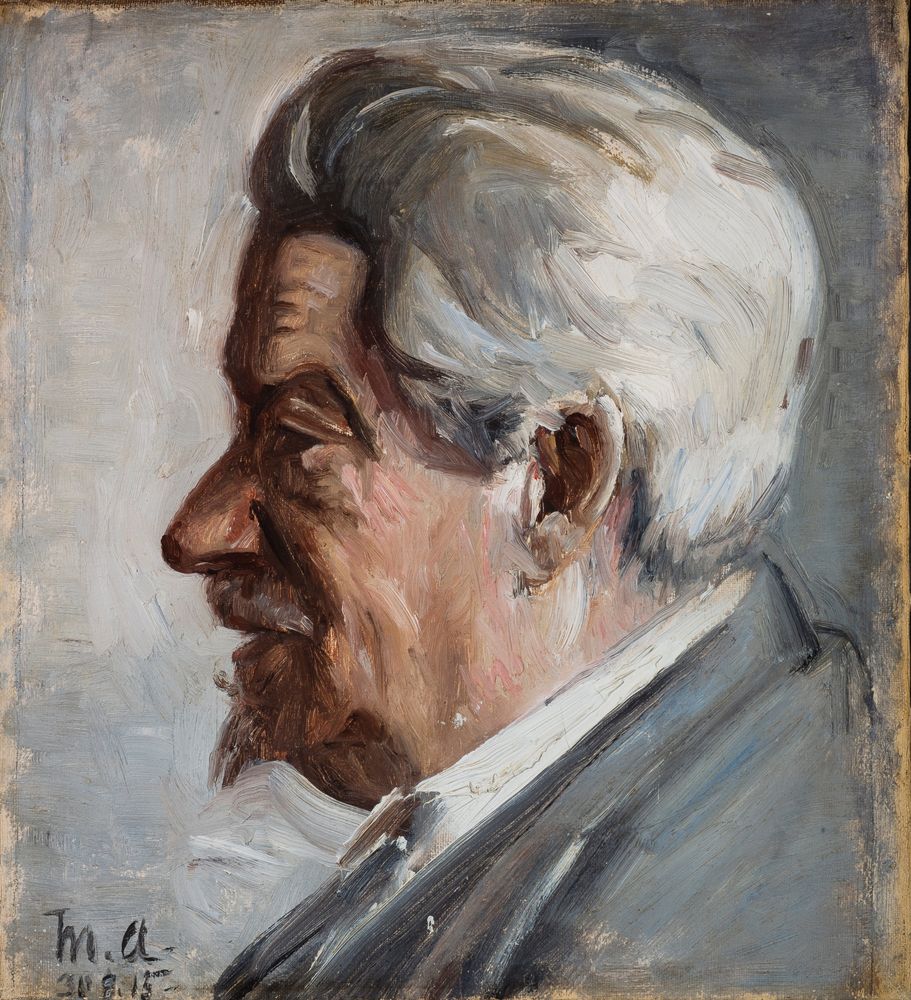 Georg Brandes - by Michael Ancher